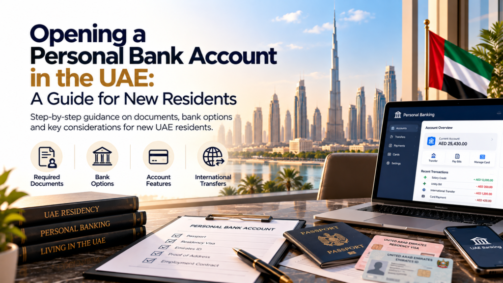 open personal bank account UAE